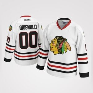 Brand New Griswold Bkackhawks Hockey Jersey Men’s Size XL